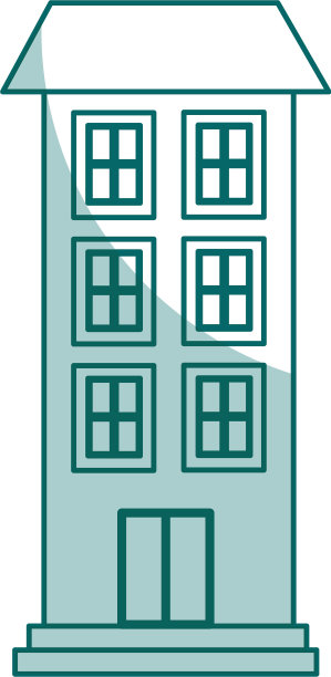 建筑外部孤立图标图片下载