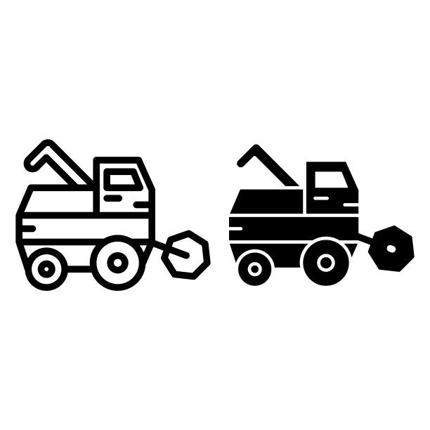 结合矿车线和字形图标收集图片下载