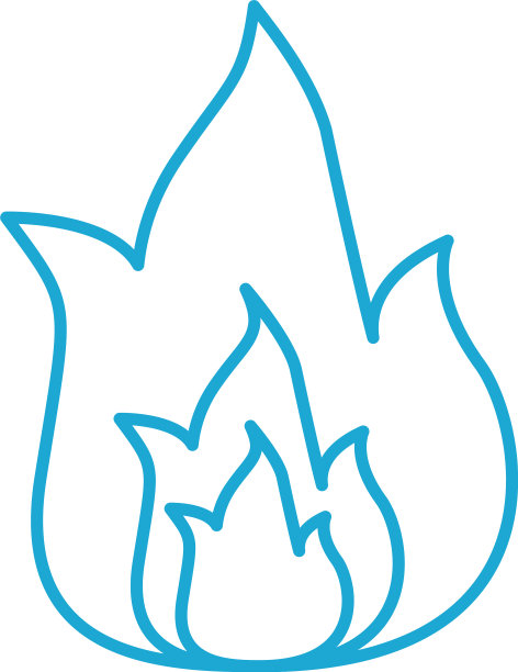 孤立的火焰设计图片下载