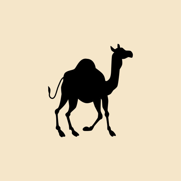 骆驼轮廓图片下载