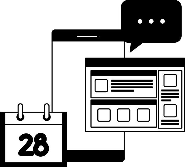 带有网页模板和语音气泡的智能手机图片下载