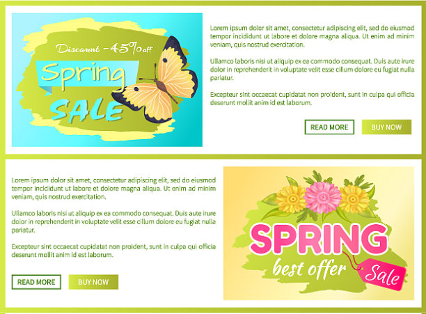 促销活动提供春天销售广告雏菊花图片下载