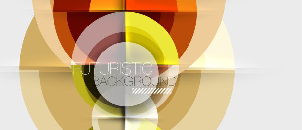 圆形几何设计模板图片下载