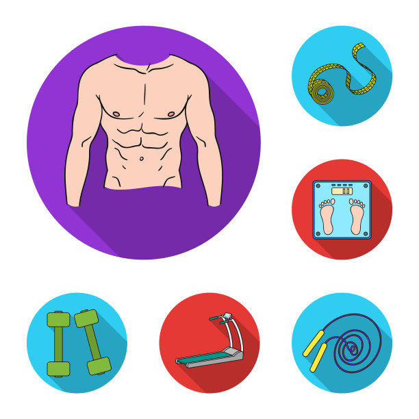 适合度和属性平面图标设置图片下载