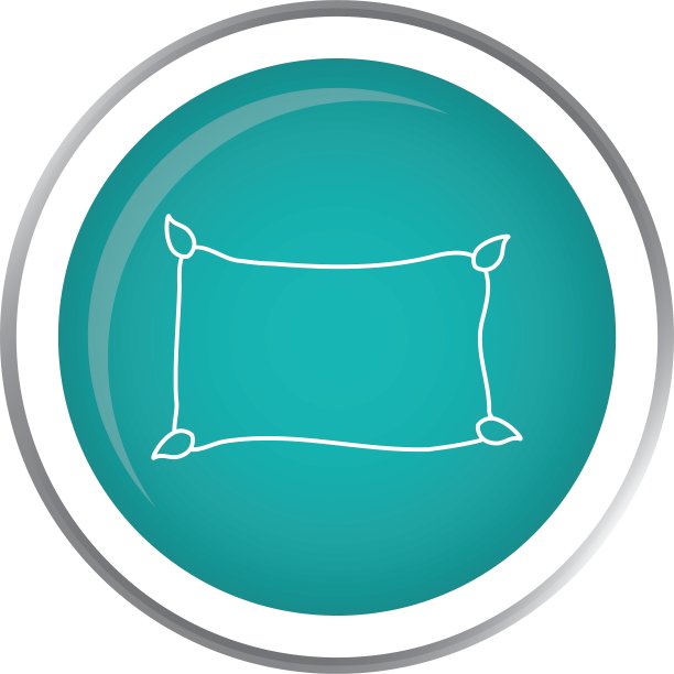 舒适的枕头图标图片下载