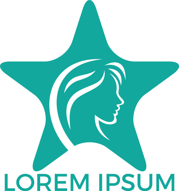 水疗和沙龙标志设计图片下载