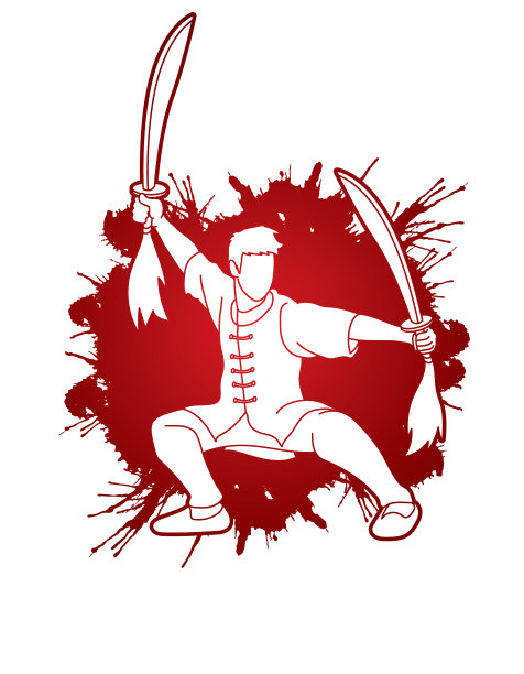 男人用剑动作功夫姿势图片下载