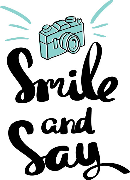 海报的微笑和说鼓舞人心的排版图片下载