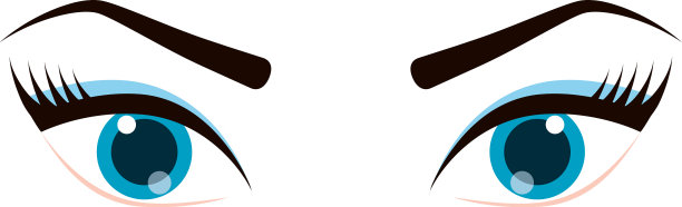 女性的眼睛图标图片下载