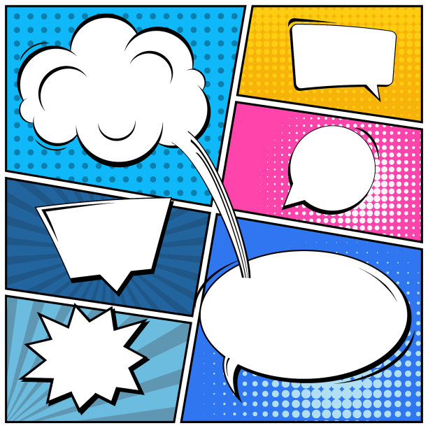 抽象创意概念漫画波普艺术图片下载