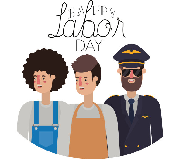 集团专业人士与劳动节快乐化身图片下载