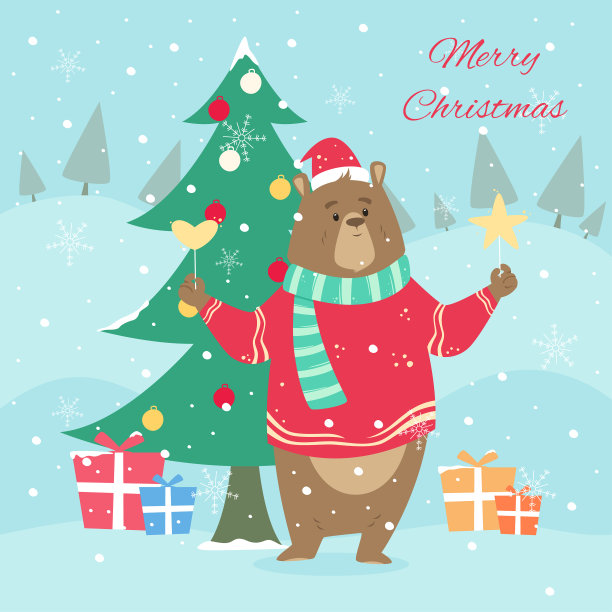 圣诞贺卡图片下载