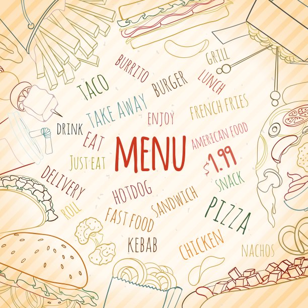 快餐卡图片下载