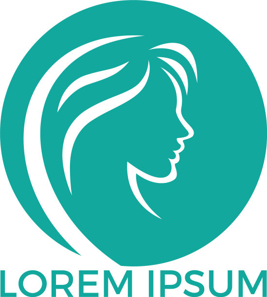 女性沙龙和商店的标志图片下载