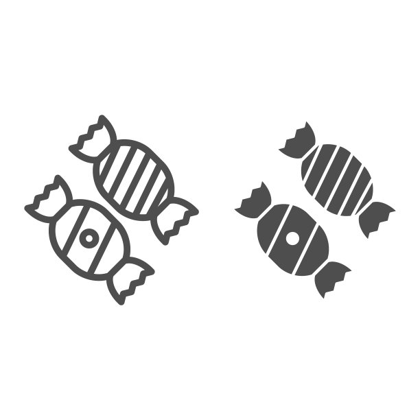 糖果线和字形图标甜图片下载