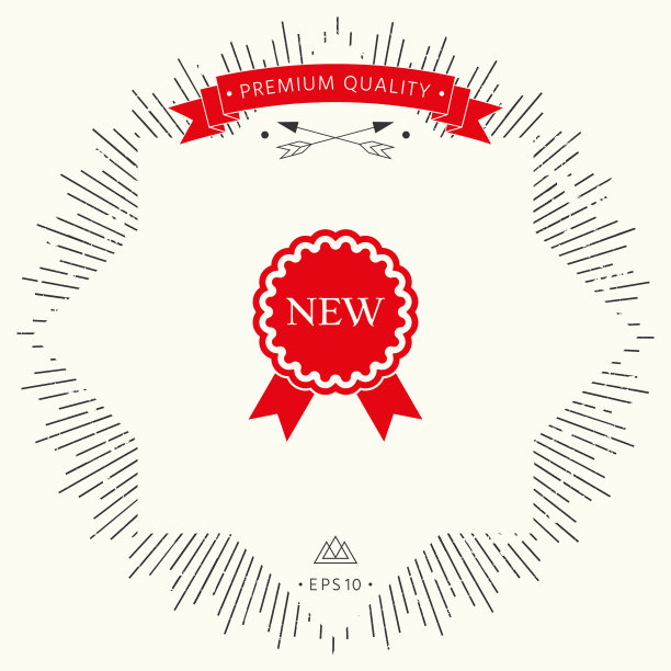 新的提供图标与丝带图片下载