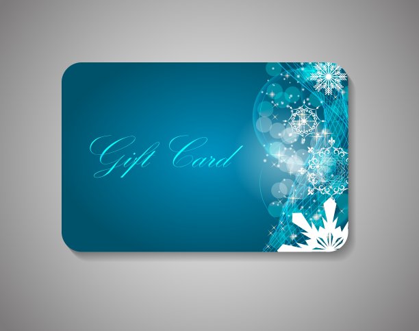 漂亮的礼品卡图片下载