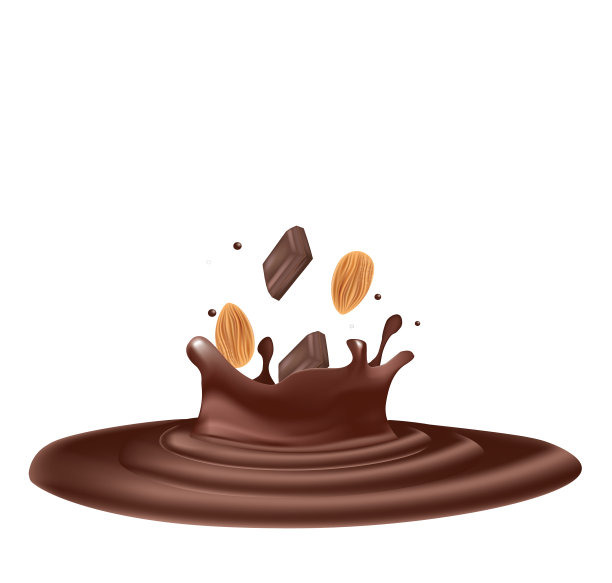 巧克力杏仁图片下载