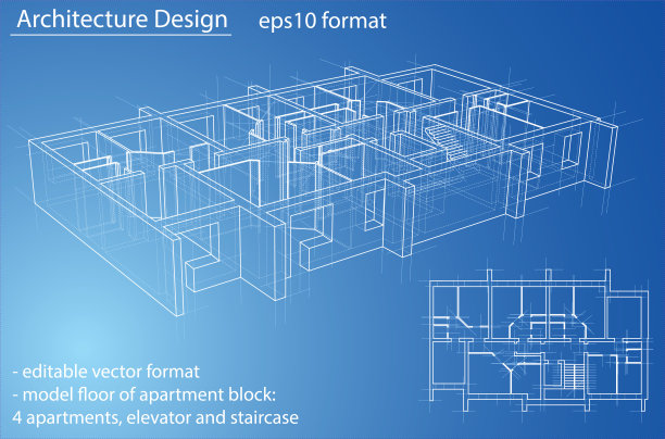 公寓楼模型层图片下载