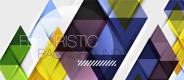 三角形几何现代商业表示图片下载