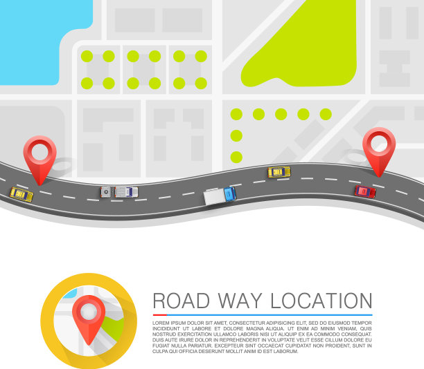 铺砌的小路以道路为背景图片下载