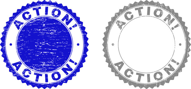 纹理动作感叹号grunge邮票图片下载