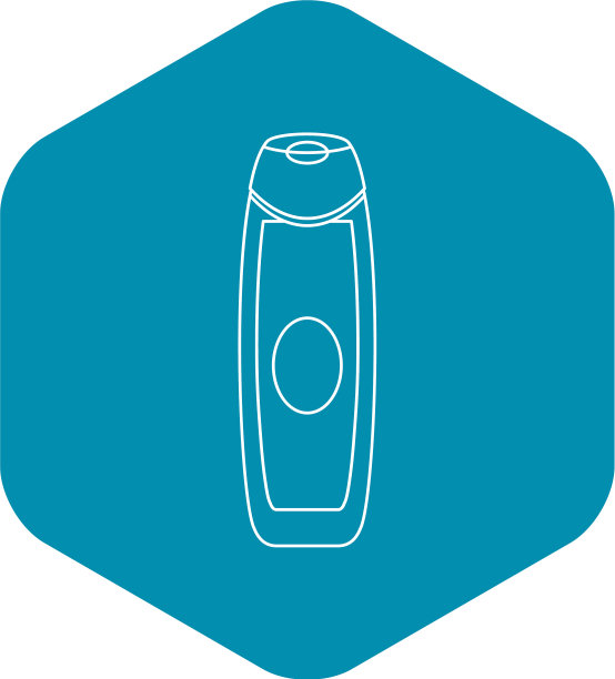 除臭剂图标轮廓风格图片下载