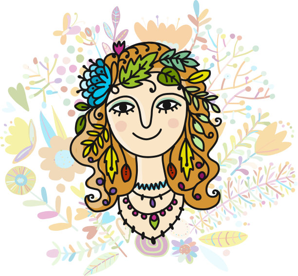 秋姑娘为你设计的草图图片下载