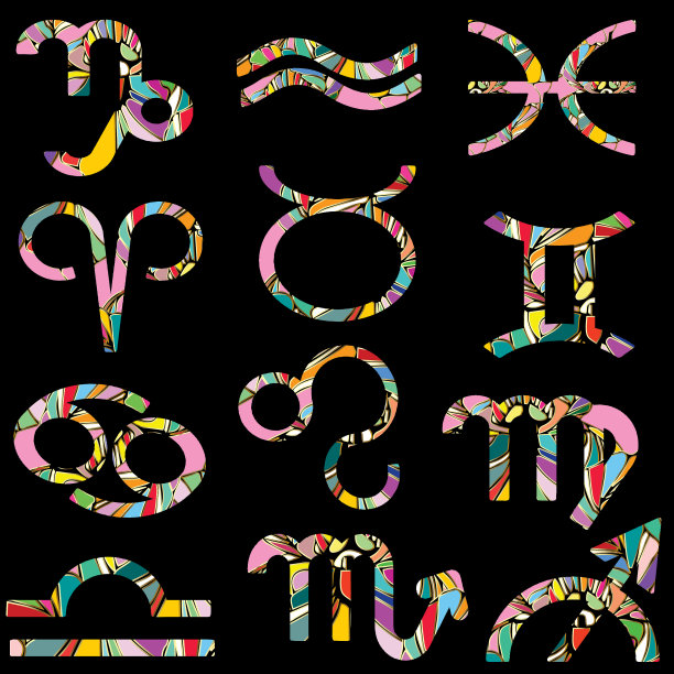 黄道带十二星座图片下载