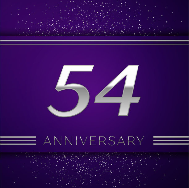 五十四周年庆典设计图片下载