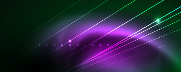 霓虹光线概念抽象图片下载