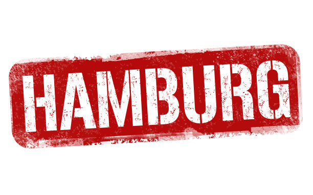 汉堡标志或邮票图片下载