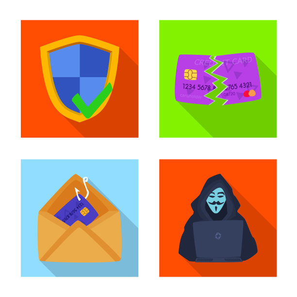 病毒和安全标志集的设计图片下载