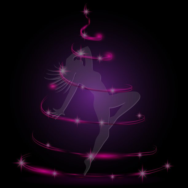 舞者轮廓图片下载