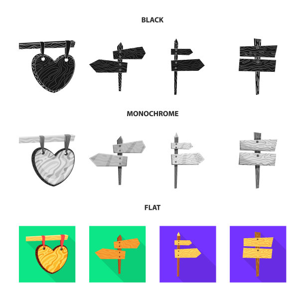 原始和森林符号的设计集原始图片下载