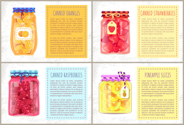 桔子罐头草莓图片下载