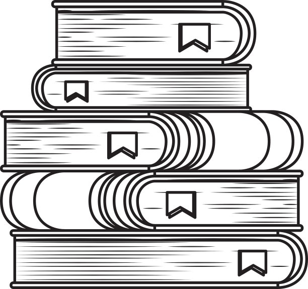 孤立的书设计图片下载