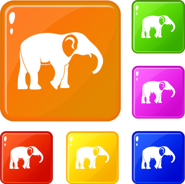 大象图标设置颜色图片下载