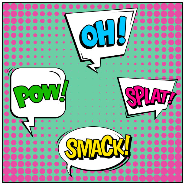 抽象创意概念漫画波普艺术图片下载