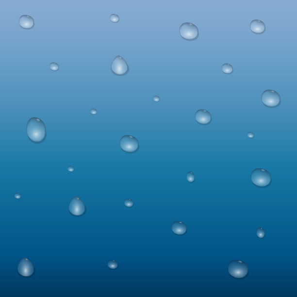 水滴蓝色背景图片下载