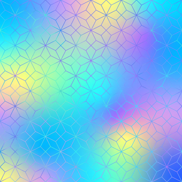 渐变背景的全息设计素材图片