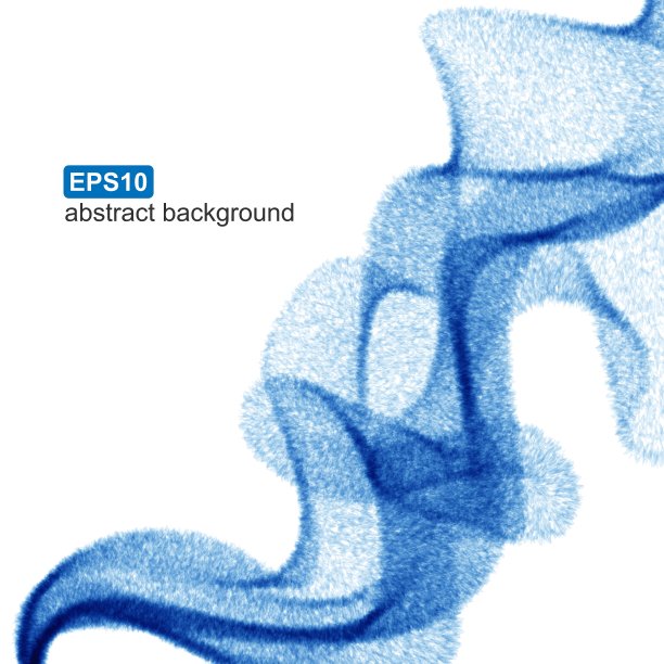抽象背景白色背景上的蓝色波浪图片下载