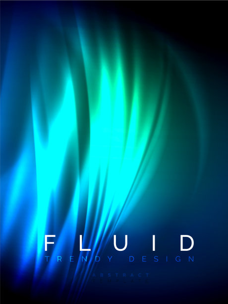 氖发光的波，神奇的能量和光运动图片下载