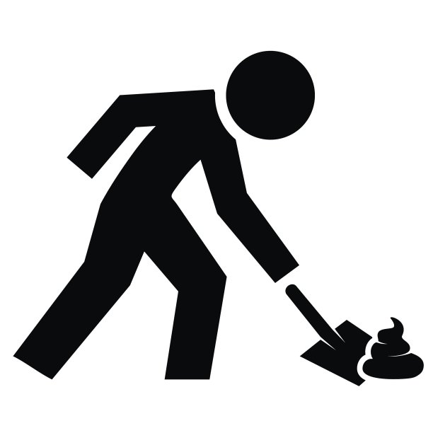 收集狗的粪便，eps。图片下载