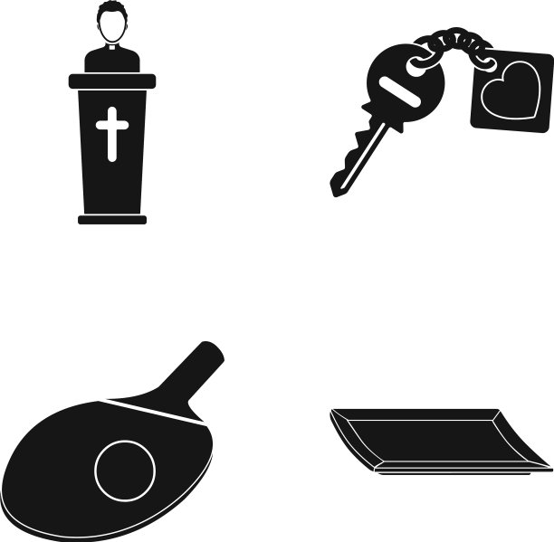牧师键用符咒和其他网页图标在里面图片下载