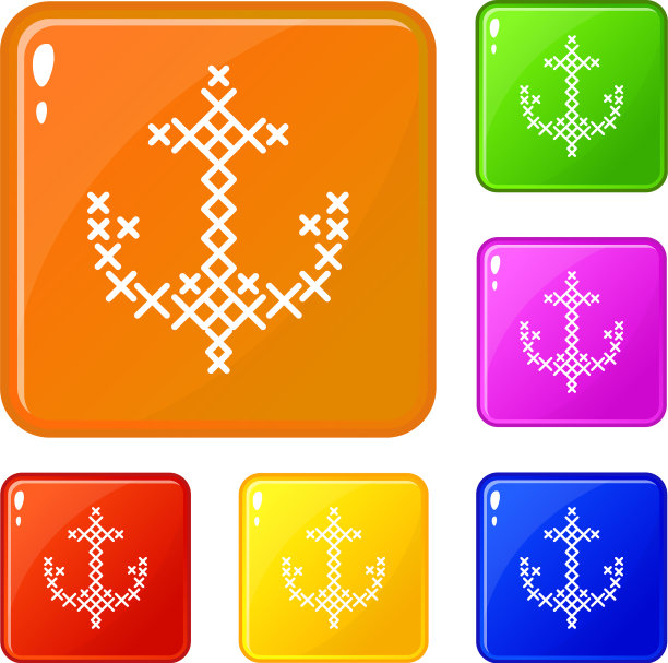 交叉锚图标设置颜色图片下载