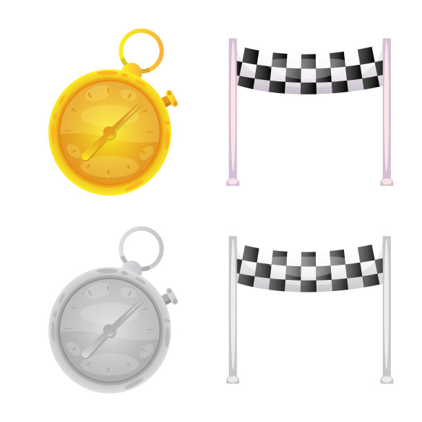 汽车孤立对象与汽车拉力赛标志集图片下载