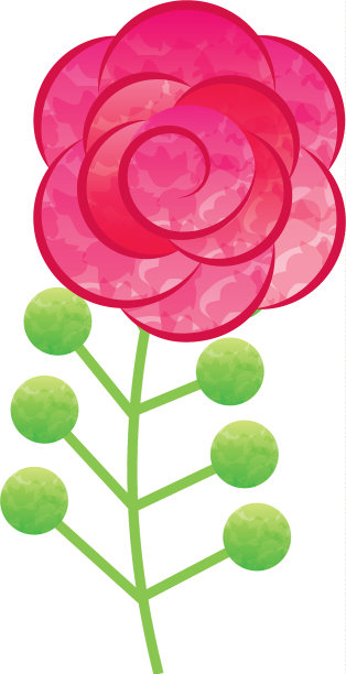 可爱的花朵装饰图标图片下载