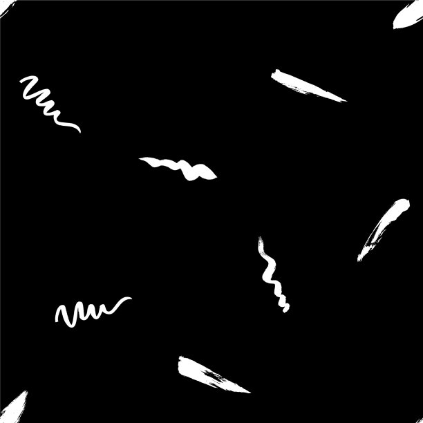 无缝模式手绘与画笔笔触图片下载