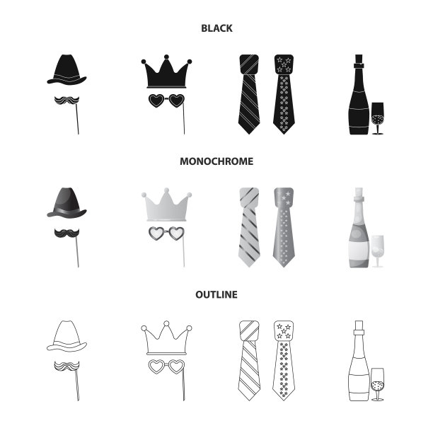 派对及生日标志设计图片下载